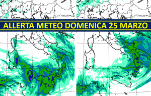 allerta meteo domenica 25 marzo
