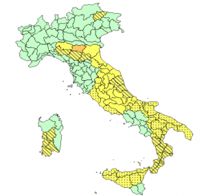 allerta meteo protezione civile martedì 20 marzo 2018
