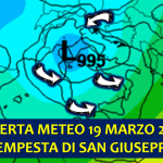 Allerta Meteo, nel giorno della Festa del Papà 2018 arriva la “Tempesta di San Giuseppe”: NEVE in pianura al Nord, forte MALTEMPO al Centro/Sud