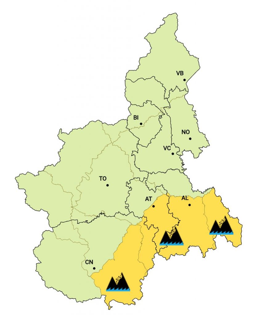 allerta piemonte