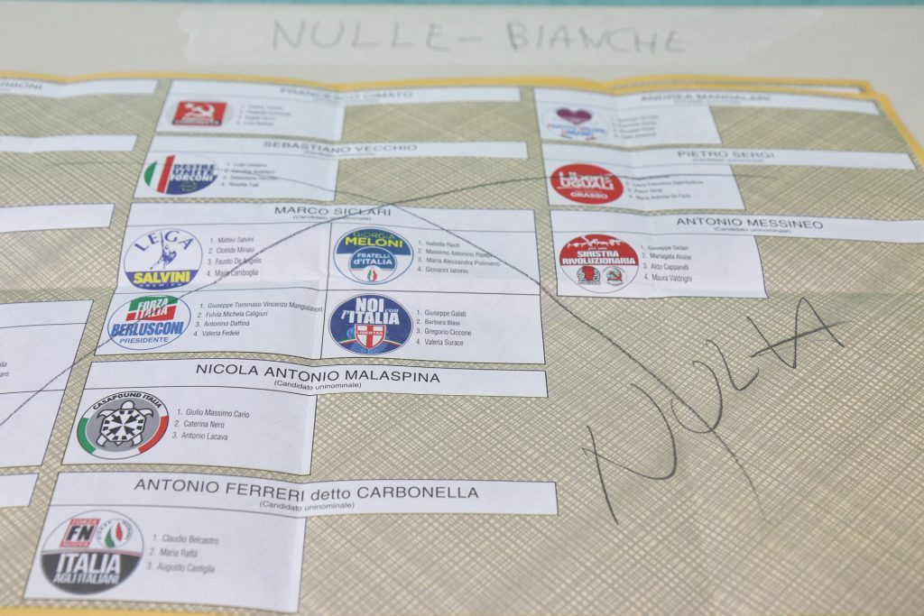 elezioni scheda nulla foto