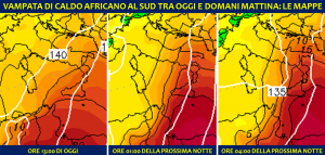 previsioni meteo caldo sud italia