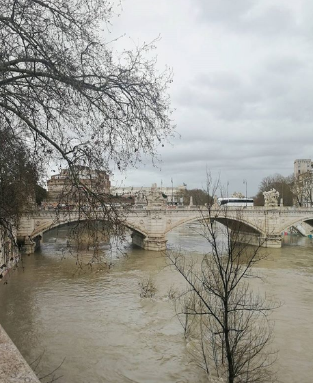 roma tevere piena