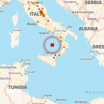 Forte scossa di terremoto nel basso Tirreno, epicentro proprio sul vulcano sommerso Marsili [MAPPE e DATI INGV]