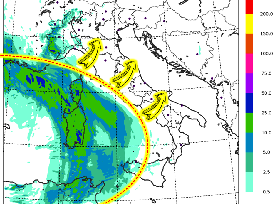 Allerta Meteo Lunedì 9 Aprile