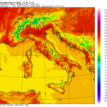 Allerta Meteo al Sud per i forti temporali pomeridiani di oggi. Caldo estivo al Nord fino a +28°C in pianura Padana
