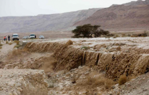 alluvione deserto israele