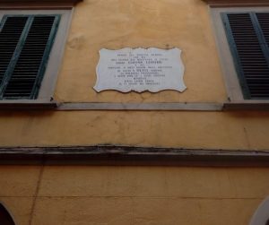 casa Giacomo Leopardi Pisa