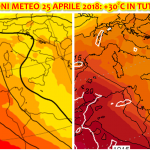 Previsioni Meteo per il Ponte del 25 Aprile, sarà una “Festa della Liberazione” dal sapore di Ferragosto: super caldo come in piena estate in tutt’Italia
