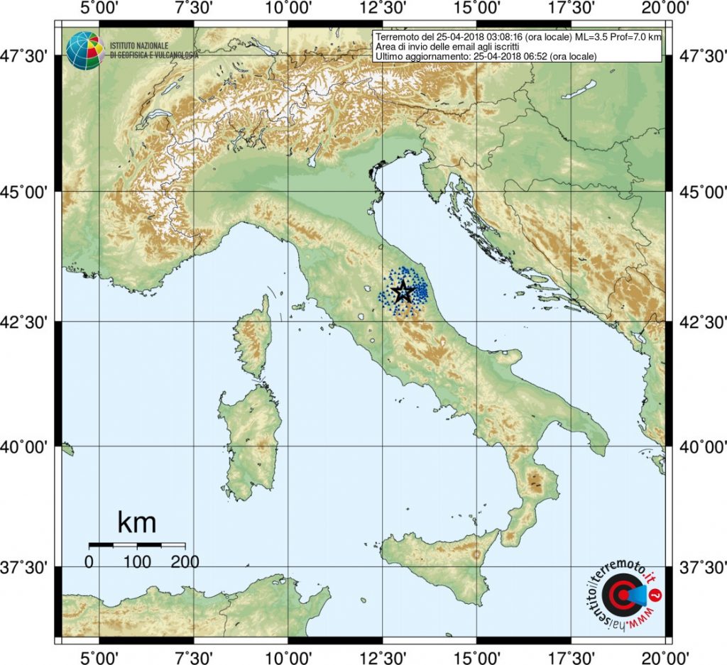 terremoto Muccia Macerata