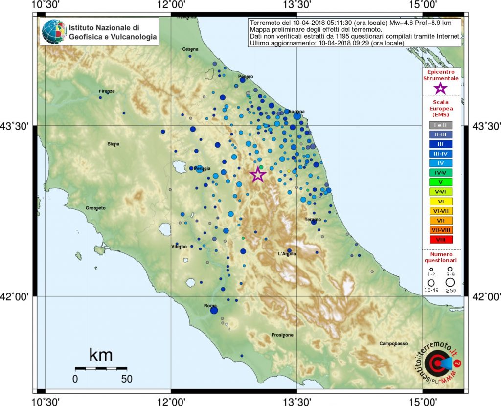 terremoto centro Italia Macerata Muccia
