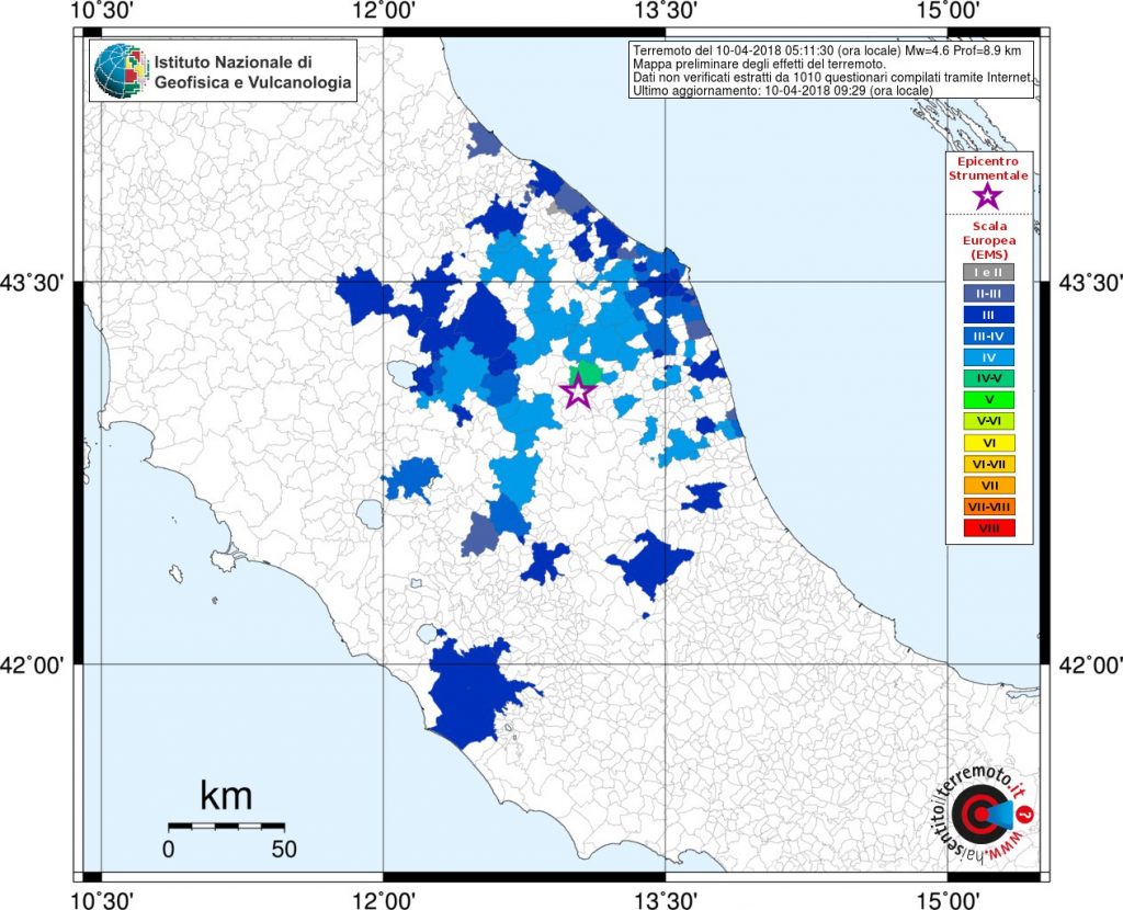 terremoto centro Italia Macerata Muccia