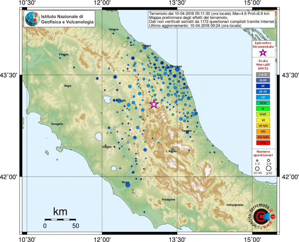terremoto centro Italia Macerata Muccia