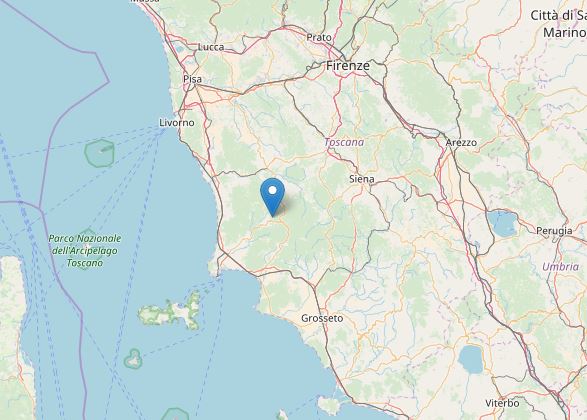terremoto grosseto pisa