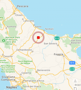 terremoto molise 25 aprile