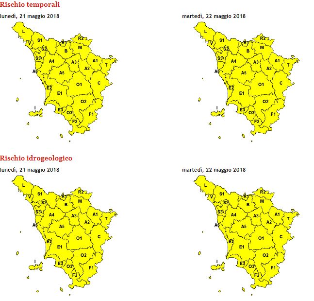 Allerta Meteo Toscana