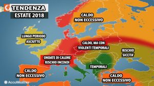 previsioni meteo estate 2018