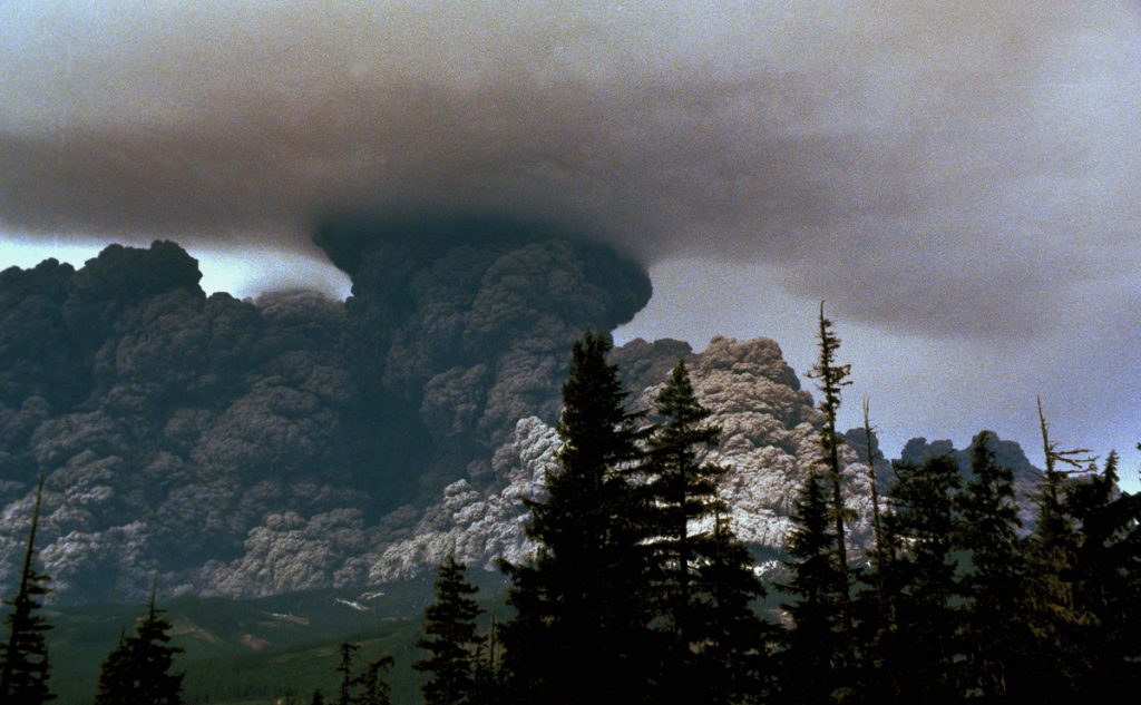 eruzione Monte Sant'Elena 1980