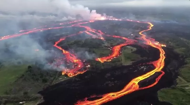eruzione vulcano Kilauea hawaii
