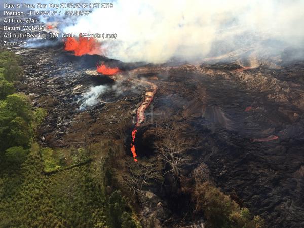 eruzione vulcano Kilauea hawaii