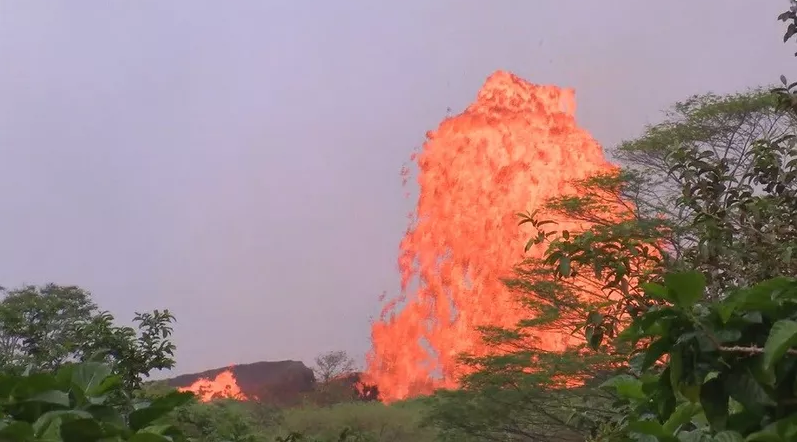 eruzione vulcano Kilauea hawaii