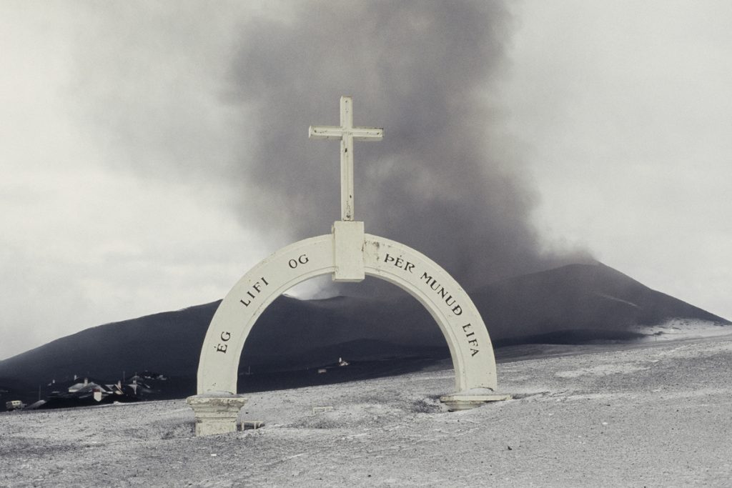 eruzione vulcano eldfell islanda 1973