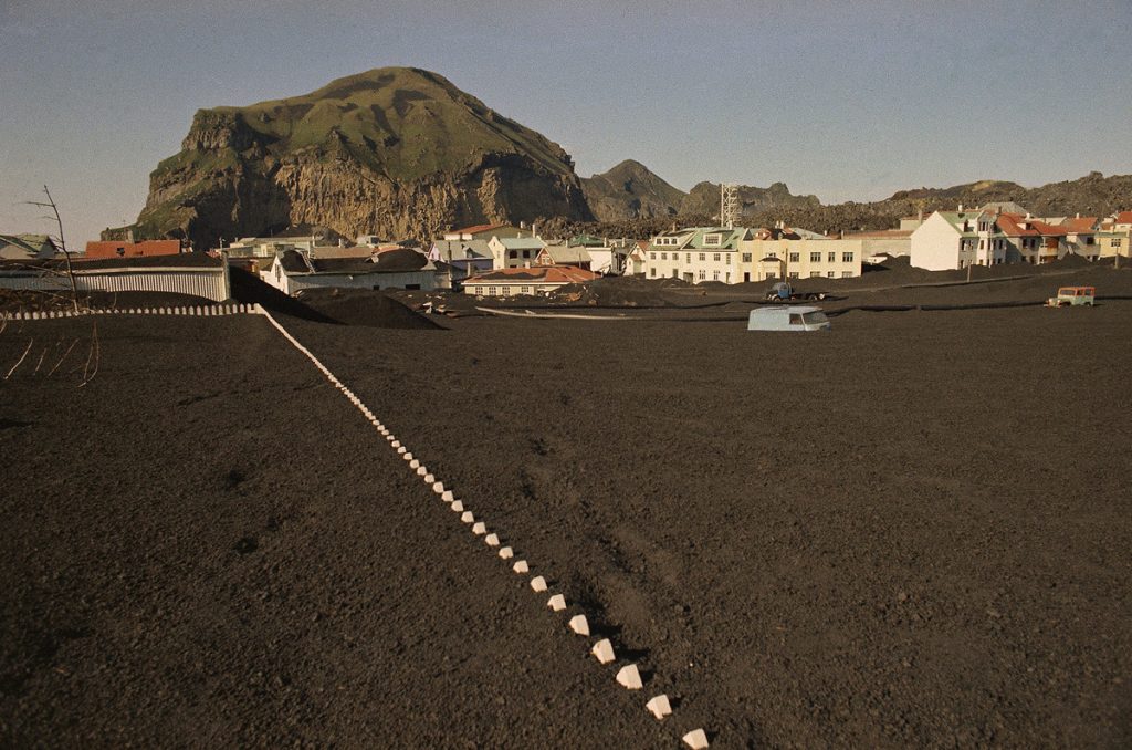 eruzione vulcano eldfell islanda 1973