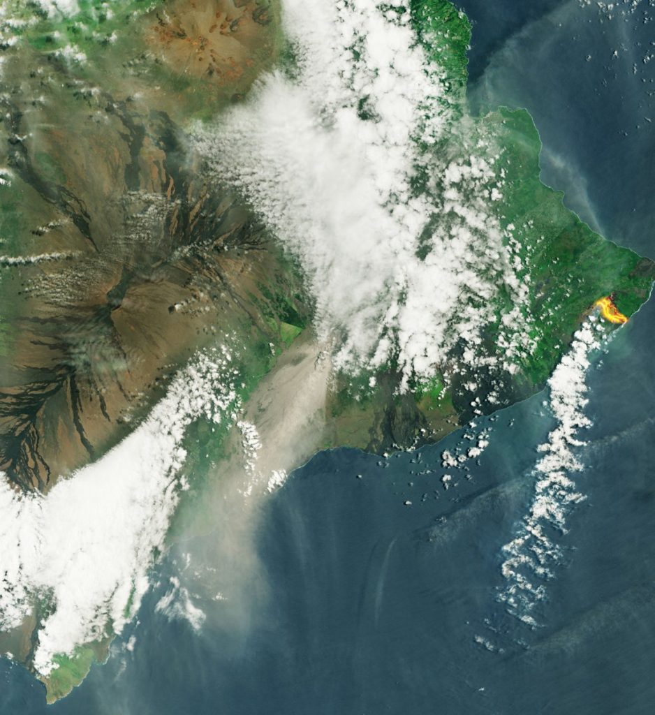eruzione vulcano kilauea hawaii