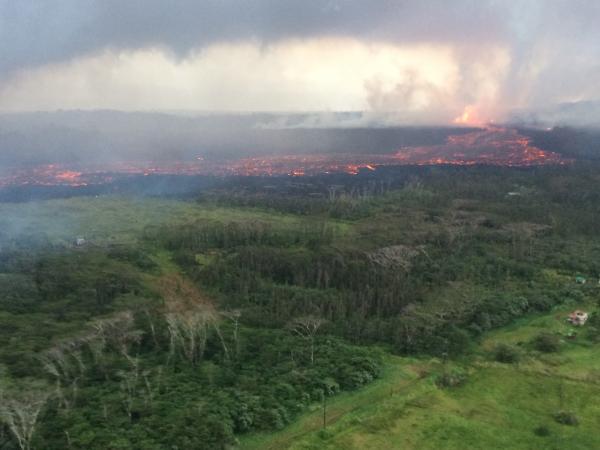 eruzione vulcano kilauea hawaii