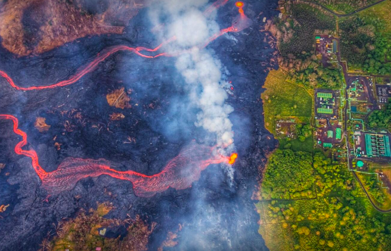 eruzione vulcano kilauea hawaii