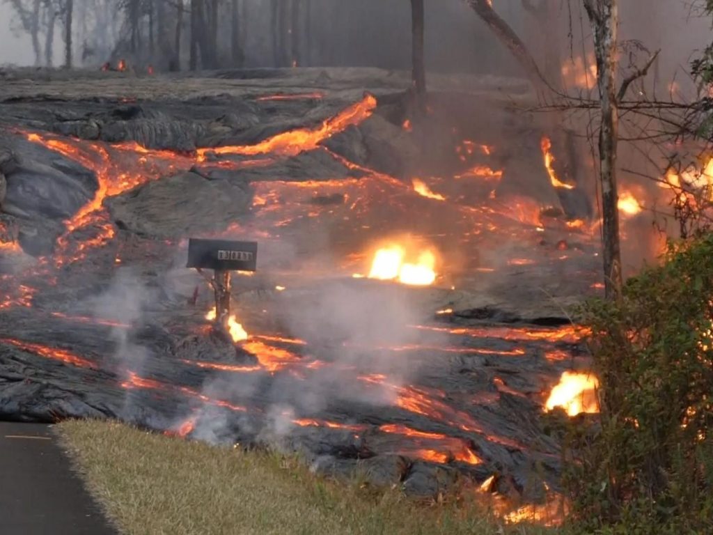 eruzione vulcano kilauea hawaii