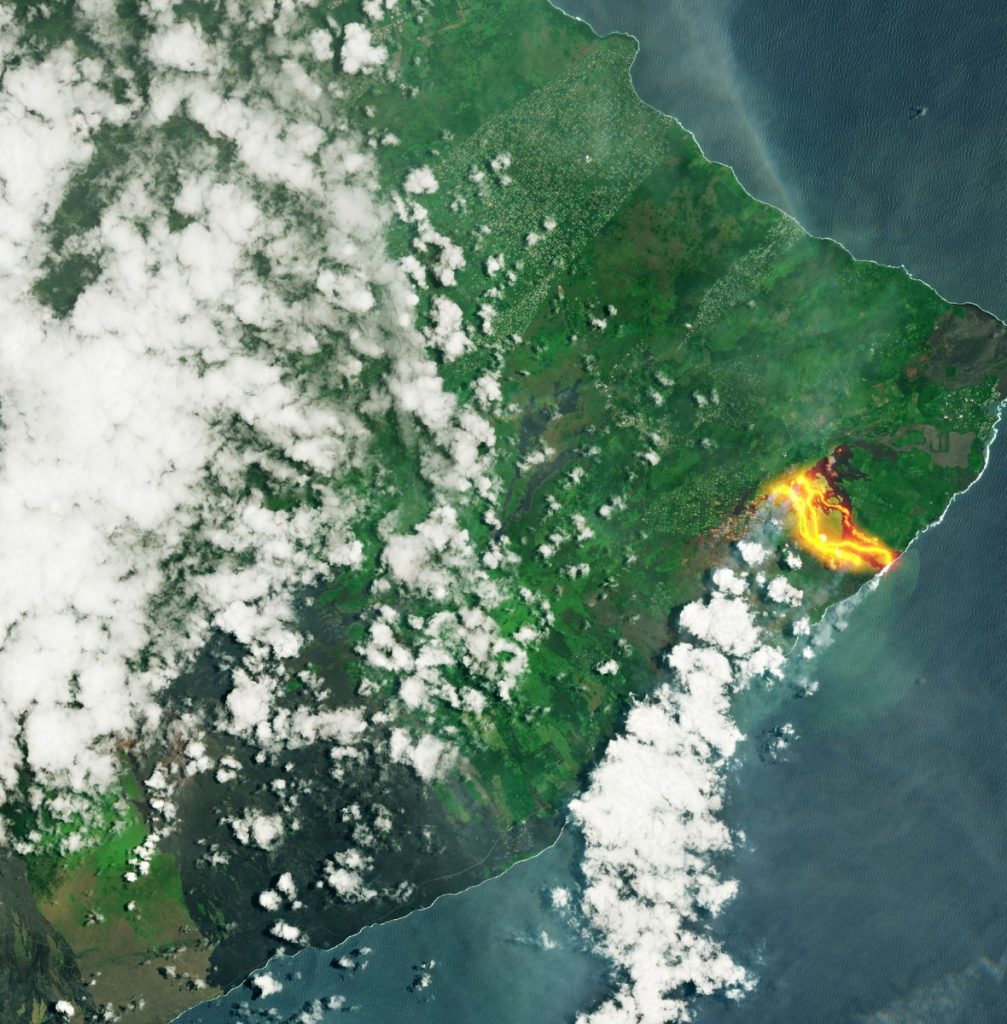 eruzione vulcano kilauea hawaii
