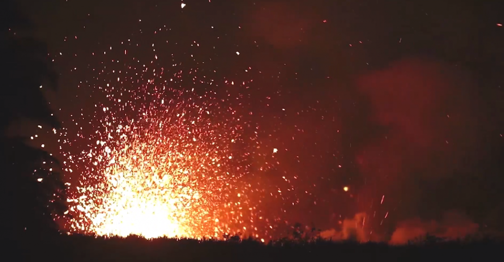 eruzione vulcano kilauea hawaii