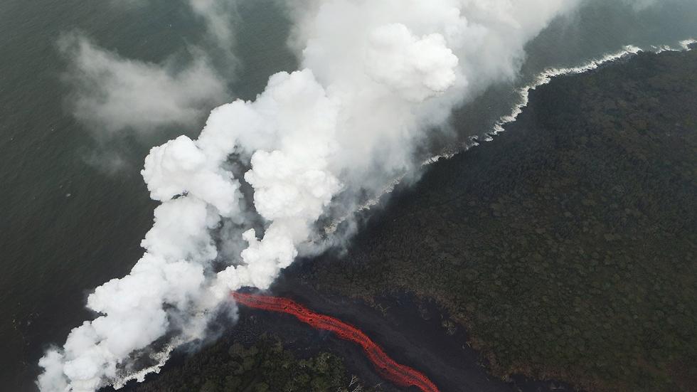 eruzione vulcano kilauea hawaii