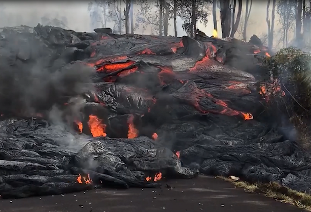 eruzione vulcano kilauea hawaii