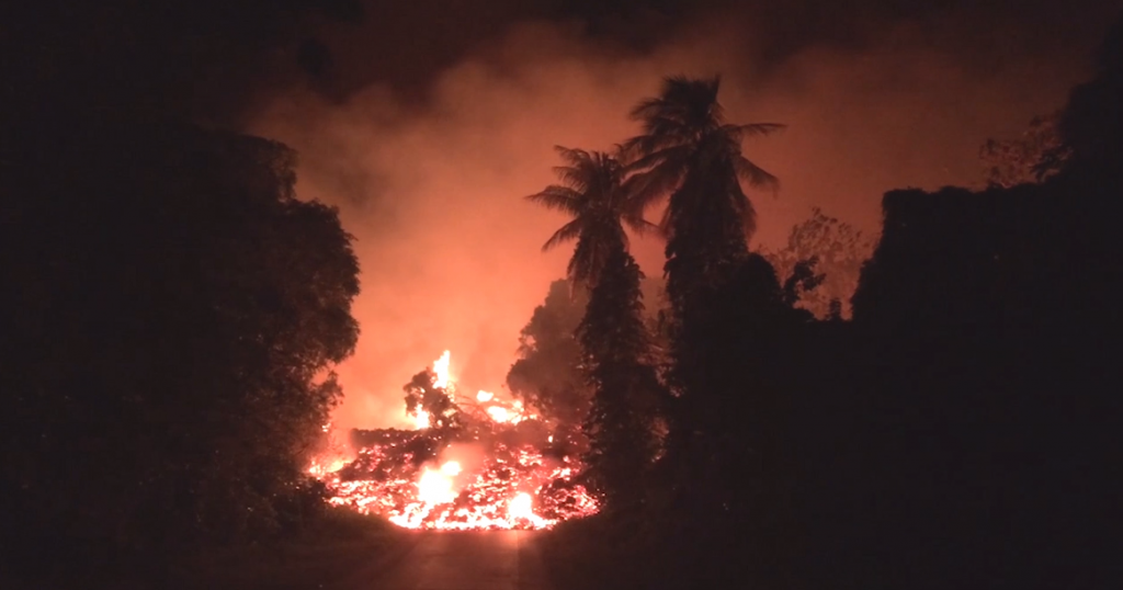 eruzione vulcano Kilauea hawaii