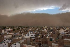 tempesta di sabbia India