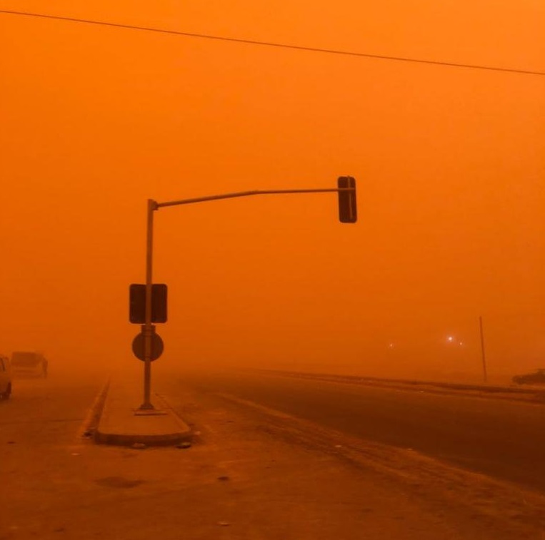 tempesta di sabbia giordania
