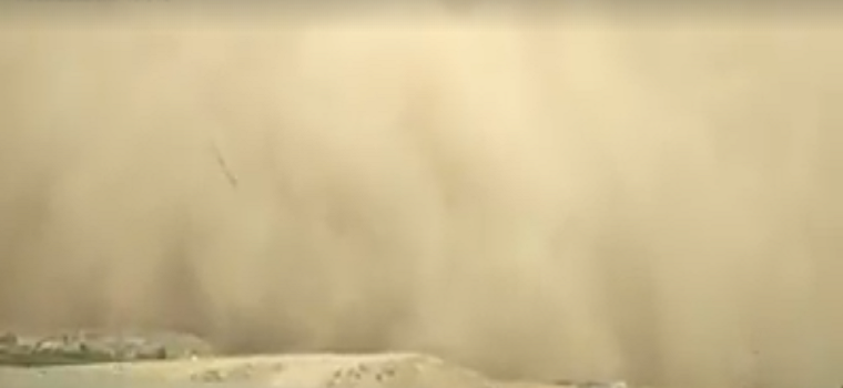 tempesta di sabbia giordania