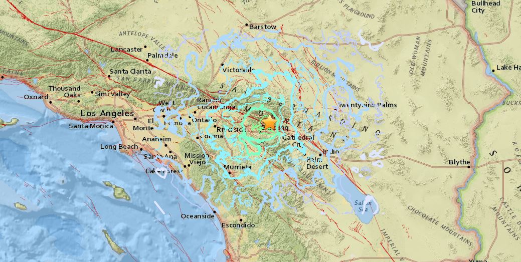 terremoto California