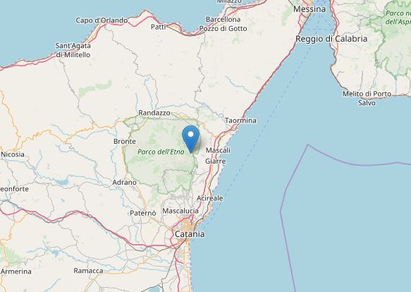 terremoto Etna