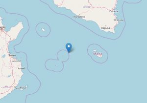 terremoto canale di Sicilia