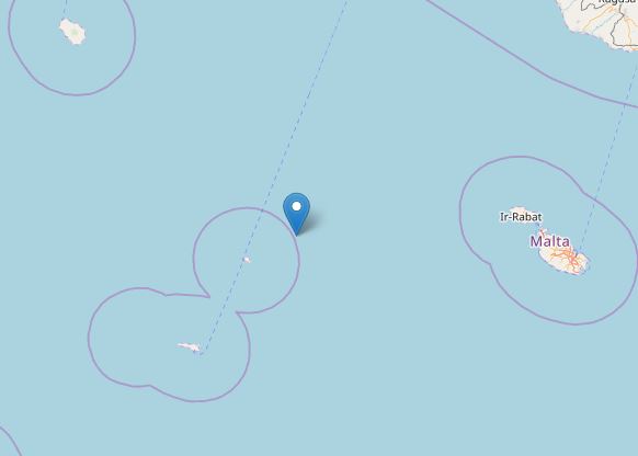 terremoto canale di Sicilia