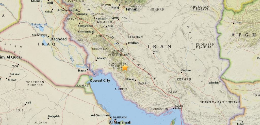 terremoto iran