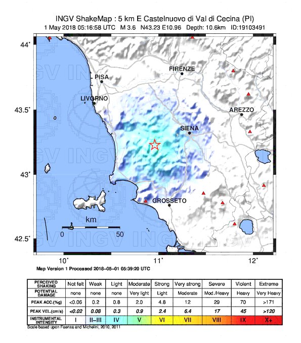terremoto toscana