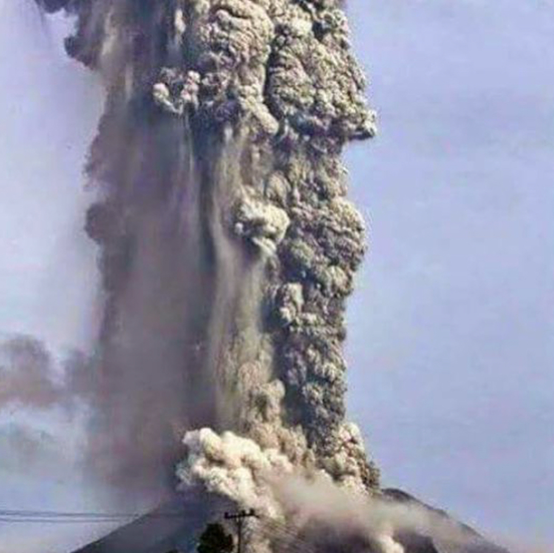 Eruzione volcan de fuego Guatemala
