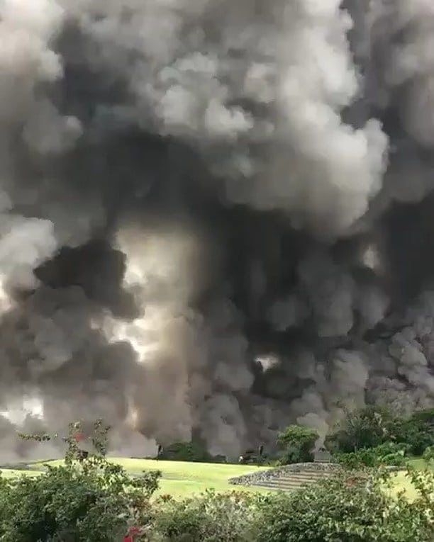 Eruzione volcan de fuego Guatemala