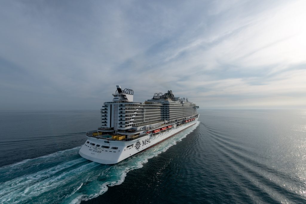MSC Seaview gets her first taste of the Mediterranean during sea trials (1)
