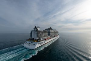 MSC Seaview gets her first taste of the Mediterranean during sea trials (1)