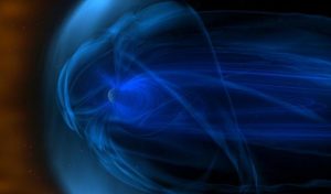 Onda d'urto tra vento solare e campo magnetico terrestre